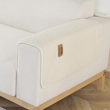 Stylish Sherpa Fleece Sofa Cover | Non-Slip & Soft Protection