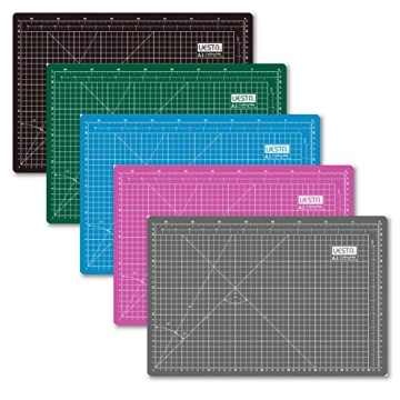 PVC A3 Cutting Mat() - A3 5 Layers PVC (18L x 12W Inch) (450 x 300 mm), Colorful Self Healing Cuttin...