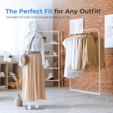 SereneLife Full-Body Female Mannequin 68.9" Height