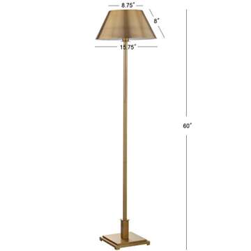 JONATHAN Y Roxy 60" Metal LED Floor Lamp - Stylish Lighting