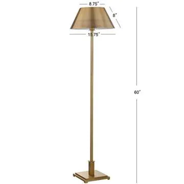 JONATHAN Y Roxy 60" Metal LED Floor Lamp - Stylish Lighting