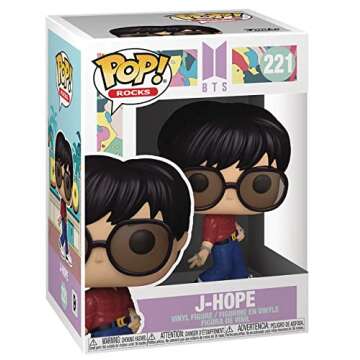 BTS - Dynamite - J-Hope Funko Pop! Vinyl Figure (Bundled with Compatible Pop Box Protector Case), Mu...