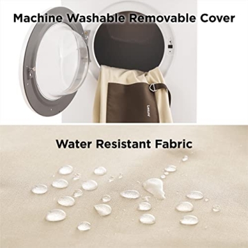 Lesure Small Dog Car Seat Waterproof Travel Booster with Foam