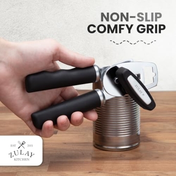 Zulay Kitchen Heavy Duty Stainless Steel Can Opener Manual
