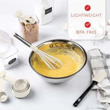 Kitchen Utensils Set 35 PCS Cooking Utensils Set, Nonstick and Heat Resistant Nylon Stainless Steel Silicone Spatula Set - Kitchen Gadgets Home Essentials Kitchen Accessories, Apartment Must Haves