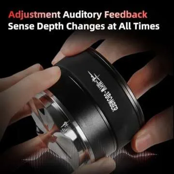 MHW-3BOMBER 58mm Espresso Coffee Distributor, Espresso Distribution Tool for Barista, Adjustable Height Coffee Leveler with Sound Feedback for 58mm Portafilter, YU Series, T5848-OS