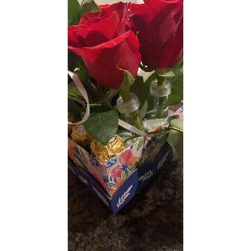 Floral Supply Online - Floral Water Tubes with Pick/Vials for Flower Arrangements. Includes Rubber Cap with Hole for Flower stem.