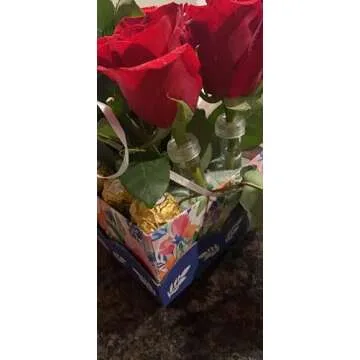 Floral Supply Online - Floral Water Tubes with Pick/Vials for Flower Arrangements. Includes Rubber Cap with Hole for Flower stem.