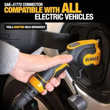 DEWALT 16 Amp Portable EV Charger with 25 ft Cable