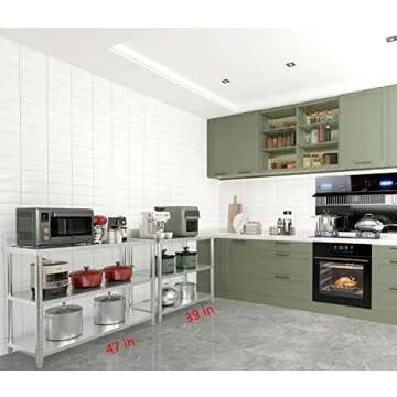 Heavy Duty Stainless Steel Kitchen Work Table for Dining Spaces