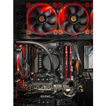 SkyTech Omega Gaming Computer Desktop PC Intel i7-8700K 3.7Ghz, Liquid Cooled, GTX 1080 Ti 11GB, 250G SSD with 3D NAND, 2TB HDD, 16GB DDR4, Z370 Motherboard, Win 10 Home