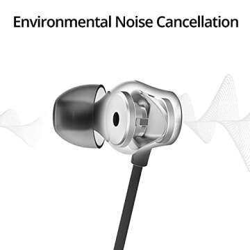 DIZO Wireless Neckband Headphones Bluetooth Earphones, 11.2mm Bass Boost, Magnetic Earbuds, Environmental Noise Cancellation ENC, Clear Calls, Lightweight, Low Latency, Waterproof for Sports Black