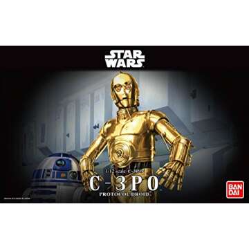 Bandai Hobby 1/12 C-3PO Action Figure for Collectors