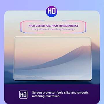 R RUIYA for 2024 Tesla Model 3 Screen Protector for 2024 Tesla Model 3 15.4-inch Center Touchscreen Display Plastic Protective Film for 2024 Tesla Model 3 Accessories (2 Pieces of Nano Film, for