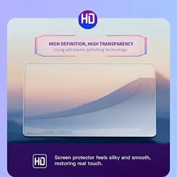 R RUIYA for 2024 Tesla Model 3 Screen Protector for 2024 Tesla Model 3 15.4-inch Center Touchscreen Display Plastic Protective Film for 2024 Tesla Model 3 Accessories (2 Pieces of Nano Film, for