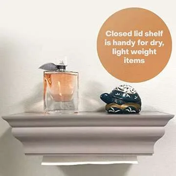 HealthyShelf Gray Paper Towel Dispenser - Stylish and Functional