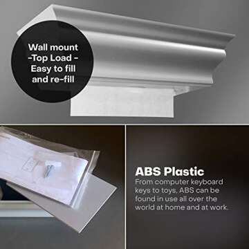 HealthyShelf Gray Paper Towel Dispenser - Stylish and Functional