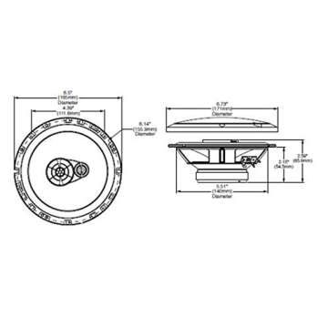 Rockford Fosgate Prime R165X3 6.5" 3-Way Full Range Coaxial Speakers (Pair)