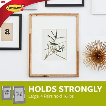 Command Large Picture Hanging Strips Secure & Stylish
