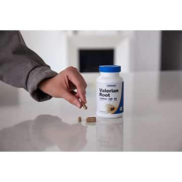 Nutricost Valerian Root Capsules (1000mg Per Serving) 120 Capsules - 4,000mg Equivalent Per Serving (4:1 Extract), Vegetarian Caps, Gluten Free, Non-GMO