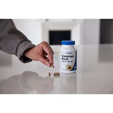 Nutricost Valerian Root Capsules (1000mg Per Serving) 120 Capsules - 4,000mg Equivalent Per Serving (4:1 Extract), Vegetarian Caps, Gluten Free, Non-GMO