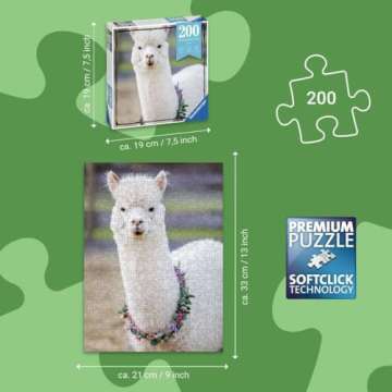 Enjoy Ravensburger Alpaca 200 Piece Puzzle for All