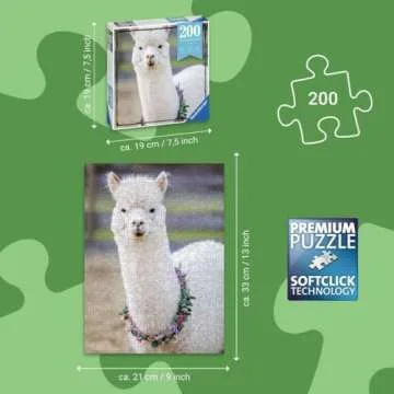 Enjoy Ravensburger Alpaca 200 Piece Puzzle for All