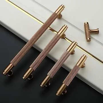 Asidrama 10 Pack 5 Inch Champagne Bronze Cabinet Handles