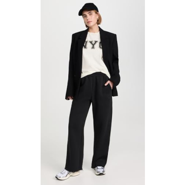 Original Retro Brand NYC Block Letters Crew Neck Tee for Women