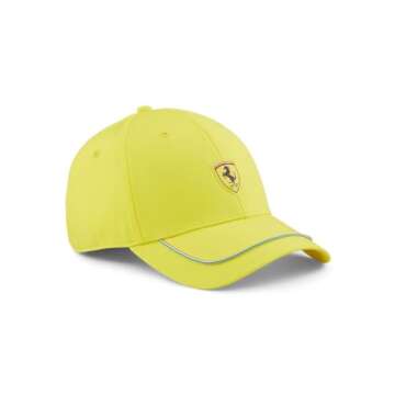 PUMA Standard Ferrari Race Baseball Cap, Yellow