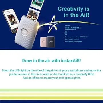 Fujifilm Instax Mini Link 2 Smartphone Printer Bundle