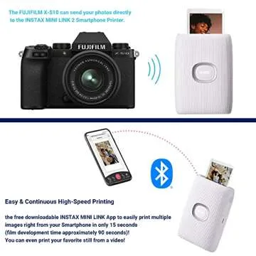 Fujifilm Instax Mini Link 2 Smartphone Printer Bundle