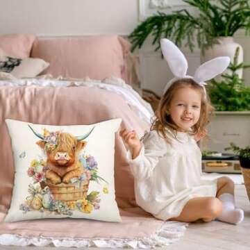 Generic AnyDesign Easter Pillow Covers Set of 2 - Spring Decor