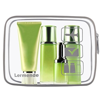 Lermende TSA Approved Clear Toiletry Bag Set for Travel