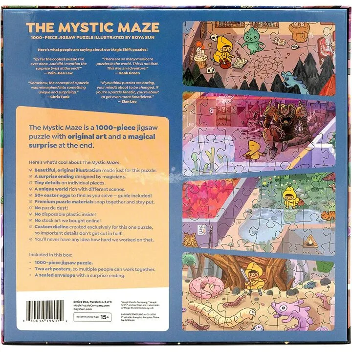 Mystic Maze 1000 Piece Jigsaw Puzzle Experience