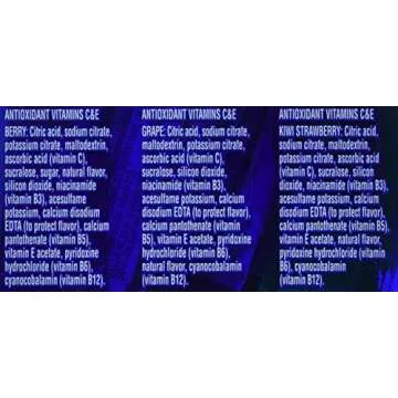 Propel Zero Calorie Nutrient Enhanced Water Beverage Mix (36 packets) 3 different flavors (berry, grape & kiwi strawberry)