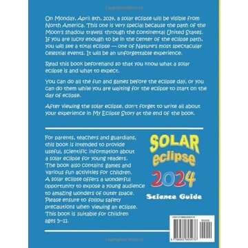 Solar Eclipse 2024 Science Guide: The Complete Kids' Solar Eclipse Activity Book with Fun & Games