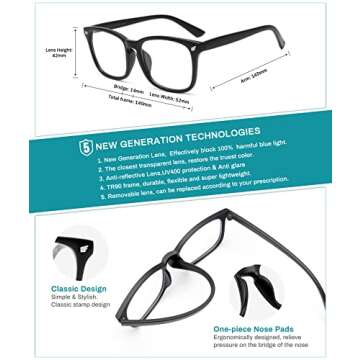Gaoye Blue Light Blocking Glasses | Comfort & Eye Protection