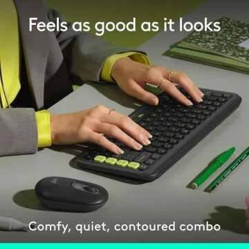Logitech POP ICON Combo - Bluetooth Keyboard & Mouse Set