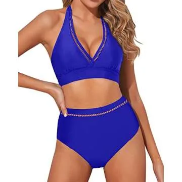 Tempt Me Royal Blue Two Piece Swimsuit for Women