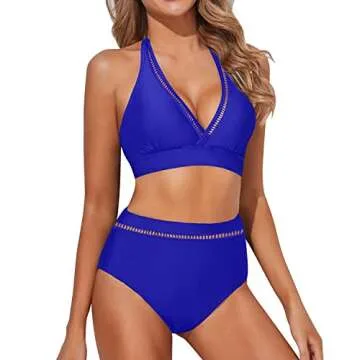 Tempt Me Royal Blue Two Piece Swimsuit for Women