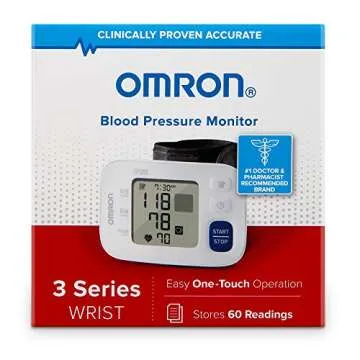Omron 3 Series Wrist Blood Pressure Monitor for Health