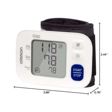 Omron 3 Series Wrist Blood Pressure Monitor for Health