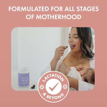 Boobie Bears Lactation Support Gummies | Helps As Milk Supply Booster & Supports Immune Health & Hair Growth | Breastfeeding Supplements with Zinc & Elderberry for Milk Supply Increase, 60 Count