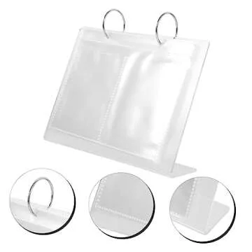 FOMIYES Nail Art Sticker Storage Book 5 Color Options for Sticker Display Nail Decal Collecting Album Easy Access