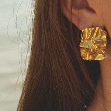 Shop ENVYOU Stylish Chunky Geometric Earrings for Women