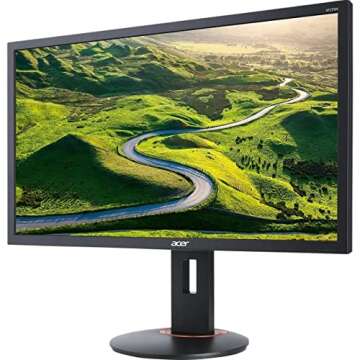 Acer XFA240 bmjdpr 24" Gaming G-SYNC Compatible Monitor 1920 x 1080, 144hz Refresh Rate, 1ms Response Time with Height, Pivot, Swivel & Tilt, Black