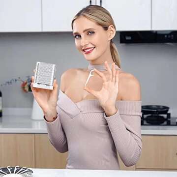 Dental Floss Picks Portable Dispenser – Travel Case with 168 Floss Sticks for Effective Oral Care – Ideal for Home and On-The-Go Cleaning