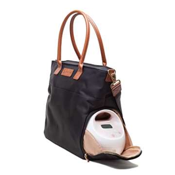 Sarah Wells Abby Bag for Breast Pumps with Leather Straps