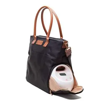 Sarah Wells Abby Bag for Breast Pumps with Leather Straps